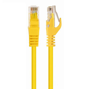 CABLEXPERT UTP CAT6 PATCH CORD YELLOW 2M