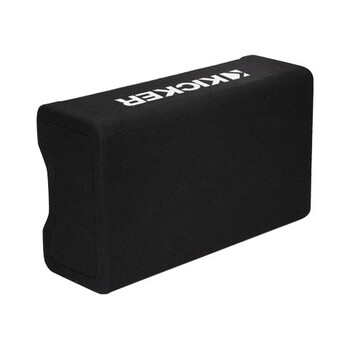 Kicker Down-Firing 10" Comp 4-Ohm Enclosure (48CDF104)