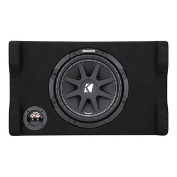 Kicker Down-Firing 10" Comp 4-Ohm Enclosure (48CDF104)
