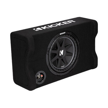 Kicker Down-Firing 10" Comp 4-Ohm Enclosure (48CDF104)