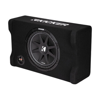 Kicker Down-Firing 12" Comp 4-Ohm Enclosure (48CDF124)