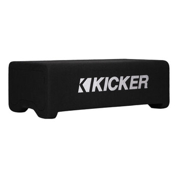 Kicker Down-Firing 10" Comp 4-Ohm Enclosure (48CDF104)