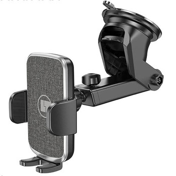 LAMTECH TELESCOPIC SUCTION CUP CAR HOLDER BLACK