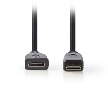 Nedis Cvgp34590bk02 High Speed Hdmi Cable With Ethernet Hdmi Mini Connector-Hdmi