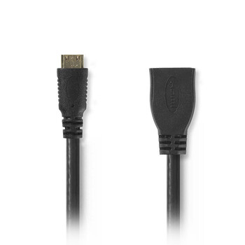 Nedis Cvgp34590bk02 High Speed Hdmi Cable With Ethernet Hdmi Mini Connector-Hdmi
