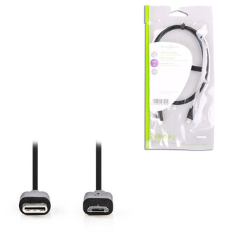 Nedis Ccgp60750bk10 usb 2.0 Cable Type-c Male-Micro b Male 1.0m Black