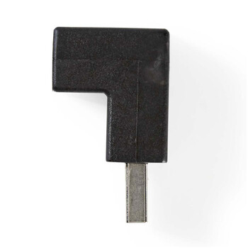 Nedis Ccgp60930bk usb 2.0 Adapter a Male - a Female 90° Angled Black