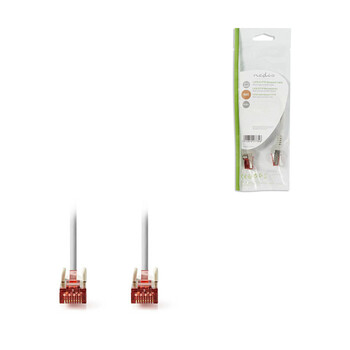 Nedis Ccgp85221gy100 cat 6 S/ftp Network Cable Rj45 Male - Rj45 Male 10m Grey