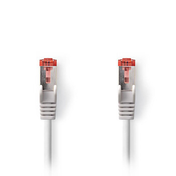 Nedis Ccgp85221gy100 cat 6 S/ftp Network Cable Rj45 Male - Rj45 Male 10m Grey
