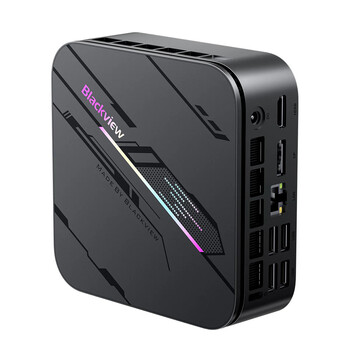 BLACKVIEW MINI PC 8-CORE INTEL 7 ALDER LAKE I5-12450H (16GB+512GB) WIN 11 PRO BLACK
