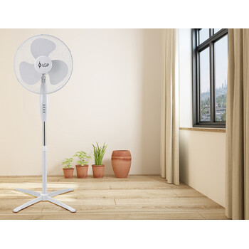 LGP STAND FAN 16" 40CM 45W WHITE