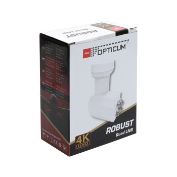 DM-0627 . LNB OPTICUM QUAD RED ROBUST 0,1 db