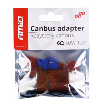 02452/AM . ΑΝΤΙΣΤΑΣΗ /CANCELLER/CAN-BUS 50W/6ohm 12V ΑΜΙΟ - 2 ΤΕΜ.