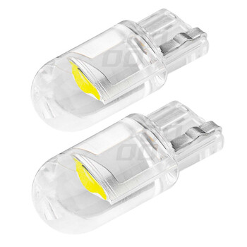 02645/AM . T10 12V W2,1x9,5d ΛΕΥΚΟ 5.600K 12SMDx2835 ΣΙΛΙΚΟΝΗΣ (ΚΑΡΦΩΤΟ)  ΑΜΙΟ - 2 ΤΕΜ.