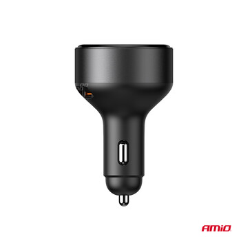 04368/AM ΦΟΡΤΙΣΤΗΣ ΑΝΑΠΤΗΡΑ 12/24V ΜΕ 1 ΘΥΡΑ USB-C 60W 5V/3A ΤΑΧΕΙΑΣ ΦΟΡΤΙΣΗΣ ΜΕ ΕΝΣΩΜΑΤΟΜΕΝΟ ΚΑΛΩΔΙΟ USB-C ΑΜΙΟ - 1 ΤΕΜ.