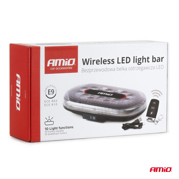 04369/AM ΦΑΡΟΣ/ΣΤΡΟΜΠΟ ΜΠΑΡΑ R65 R10 12/24V 26W LED ΠΟΡΤΟΚΑΛΙ 10 ΧΡΗΣΕΩΝ ΜΕ ΜΑΓΝΗΤΙΚΗ ΒΑΣΗ 326x186x63mm ΑΜΙΟ - 1 ΤΕΜ.