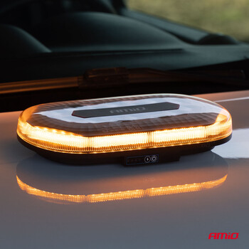 04369/AM ΦΑΡΟΣ/ΣΤΡΟΜΠΟ ΜΠΑΡΑ R65 R10 12/24V 26W LED ΠΟΡΤΟΚΑΛΙ 10 ΧΡΗΣΕΩΝ ΜΕ ΜΑΓΝΗΤΙΚΗ ΒΑΣΗ 326x186x63mm ΑΜΙΟ - 1 ΤΕΜ.
