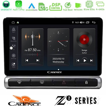Cadence z2 Series 8core Android14 4+64gb  Citroen c3 2016-> Navigation Multimedia Tablet 9"  με Carplay & Android Auto u-z2-Ct2503