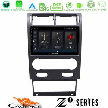 Cadence z2 Series 8core Android14 4+64gb  Ford Mondeo 2004-2007 Navigation Multimedia Tablet 9" με Carplay & Android Auto u-z2-Fd1064