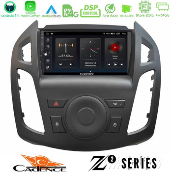 Cadence z2 Series 8core Android14 4+64gb Ford Transit Connect 2013-2018 Navigation Multimedia Tablet 9"  με Carplay & Android Auto u-z2-Fd2854