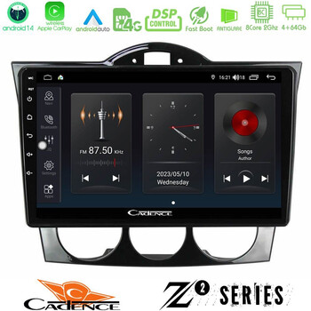 Cadence z2 Series 8core Android14 4+64gb  Mazda rx8 2003-2008 Navigation Multimedia Tablet 9" με Carplay & Android Auto u-z2-Mz1351