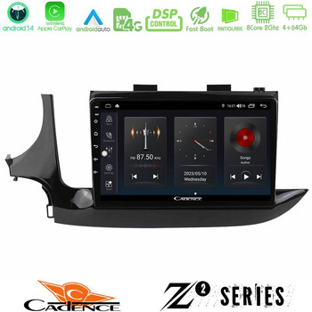 Cadence z2 Series 8core Android14 4+64gb  Opel Mokka 2016-2020 Navigation Multimedia Tablet 9" με Carplay & Android Auto u-z2-Op0101