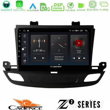 Cadence z2 Series 8core Android14 4+64gb  Opel Insignia 2 2017-2020 Navigation Multimedia Tablet 9"  με Carplay & Android Auto u-z2-Op1402