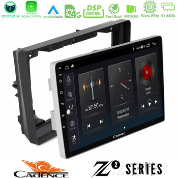 Cadence z2 Series 8core Android14 4+64gb  Peugeot 308 2013-2020 Navigation Multimedia Tablet 9" με Carplay & Android Auto u-z2-Pg0974