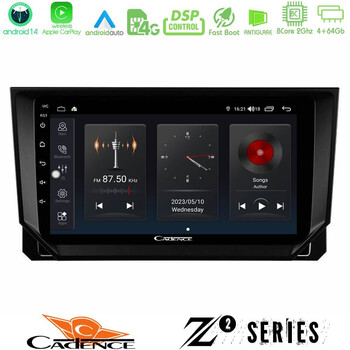 Cadence z2 Series 8core Android14 4+64gb  Seat Arona/ibiza Navigation Multimedia Tablet 9" με Carplay & Android Auto u-z2-St0888