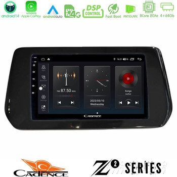 Cadence z2 Series 8core Android14 4+64gb  Suzuki Swift 2024-> Navigation Multimedia Tablet 9" με Carplay & Android Auto u-z2-Sz2514