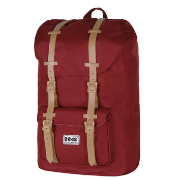 8848 TRAVEL BACKPACK 15,6" UNISEX WATERPROOF BURGUNDY