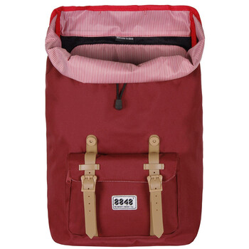 8848 TRAVEL BACKPACK 15,6" UNISEX WATERPROOF BURGUNDY