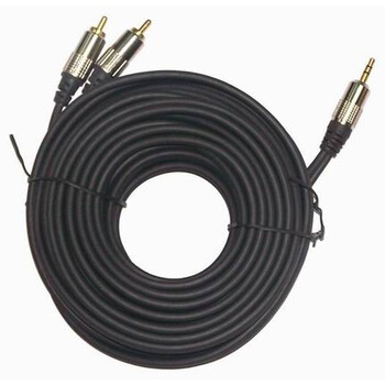 CABLXPERT 3,5MM STEREO PLUG TO 2*RCA PLUGS 1,5M CABLE GOLD-PLATD CONNECTORS