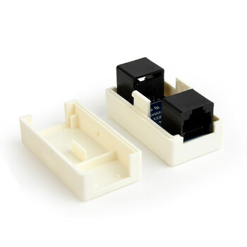 CABLEXPERT CAT6 LAN COUPLER WHITE