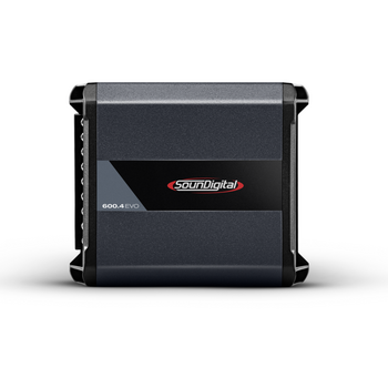 Sd600.4 evo 4 • Power @ 12.6v @ 2ohms: 4 x 150 w Rms
• Power @ 12.6v @ 4ohms: 4 x 100 w Rms
• Power @ 14.4v @ 2ohms: 4 x 167 w Rms
• Power @ 14,4v @ 4ohms: 4 x 112 w Rms
• Bridge Power @ 12.6v @ 4ohms: 2 x 300 w rms