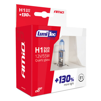 01404/AM . H1 12V 55W P14,5s LUMITEC LIMITED +130%  UP TO 40m ΑΜΙΟ- 2 ΤΕΜ.
