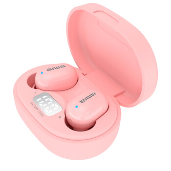 AIWA TWS IN-EARPHONES WITH MEMORY FOAM PINK