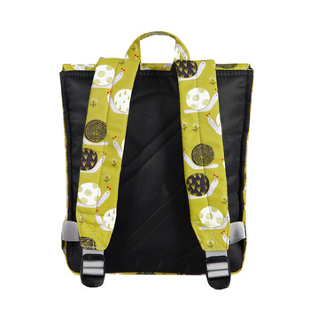 8848 BACKPACK FOR CHILDREN WITH SNAILS PRINT YELLOW