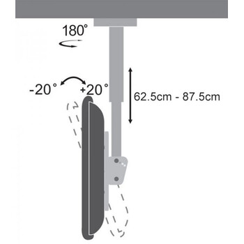 SBOX CEILING MOUNT FOR LCD-PLASMA SCREENS 23"-43" SBOX CEILING MOUNT FOR LCD-PLASMA SCREENS 23"-43"