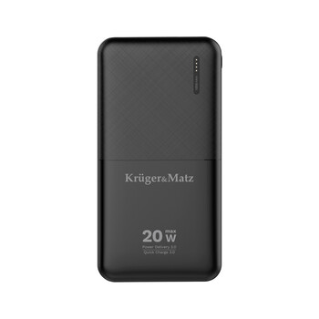 KM0904 . Powerbank 10000mAh με λειτουργία QC και PD Kruger&Matz