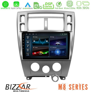 Bizzar m8 Series Hyundai Tucson 8core Android12 4+32gb Navigation Multimedia Tablet 9&quot; u-m8-Hy0712