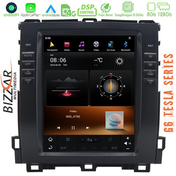 Bizzar Toyota Land Cruiser J120 2002-2009 Android 11 (8+128gb) Tesla Multimedia Station u-ts-g6-Ty16h