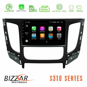 Bizzar S310 Mitsubishi L200 2016-2021 car pad 9&quot; Android 10 Multimedia Station u-bz-G6198