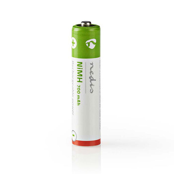 Nedis Banm7hr032b Rechargeable ni-mh Battery Aaa, 1.2v, 700 Mah, 2 Pieces, Blist