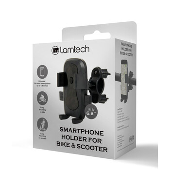 LAMTECH SMARTPHONE HOLDER FOR BIKE OR SCOOTER UP TO 6,8"