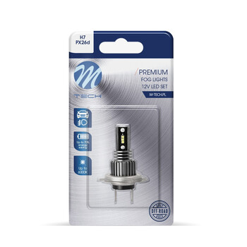 LB507W-01B/MT . H7 12V PX26d 6xSMD1616 LED 6.000K 280lm PREMIUM FOG LED  M-TECH - 1 ΤΕΜ.