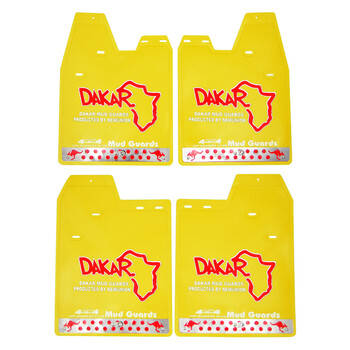 ΛΑΣΠΩΤΗΡΕΣ SUV 48x36cm 4ΤΜΧ - DAKAR ΚΙΤΡΙΝΟ
