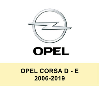 ΣΚΑΦΑΚΙΑ ΠΑΤΑΚΙΑ ΕΙΔΙΚΑ ΣΕΤ ΜΑΥΡΑ 4 ΤΜΧ - O.CORSA D-E 06-19
