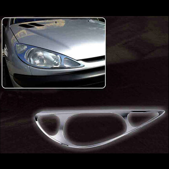 OEM  ΦΑΝΑΡΙΩΝ ΜΑΣΚΑΚΙΑ ΕΜΠΡΟΣ PEUGEOT 206 '03 SILVER