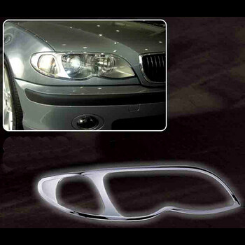 OEM  ΦΑΝΑΡΙΩΝ ΜΑΣΚΑΚΙΑ ΕΜΠΡΟΣ BMW E46, 4D 03' SILVER